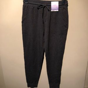 Soft Fleece Charcoal Jogger Pants *NEW WITH TAGS*